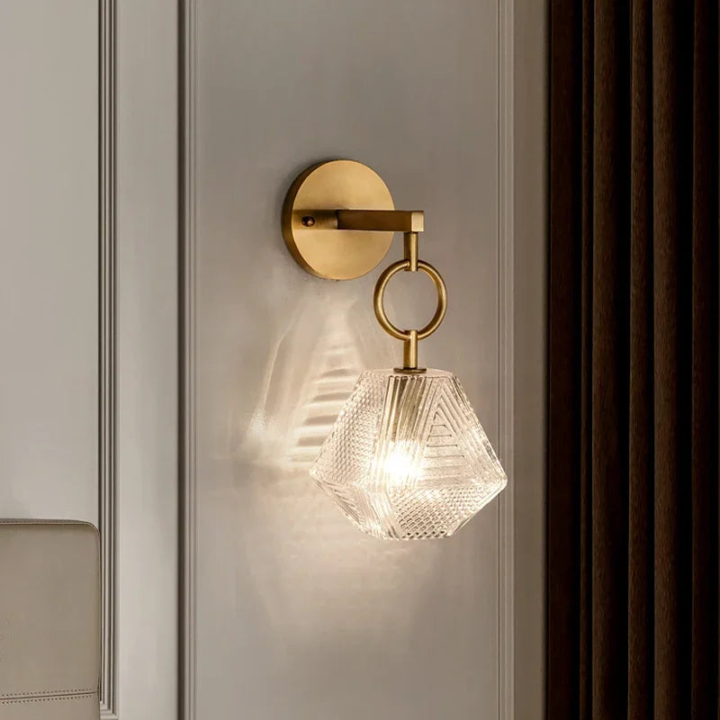 Soft Glow Glass Wall Lamp - Glamry