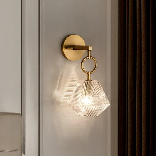 Soft Glow Glass Wall Lamp - Glamry