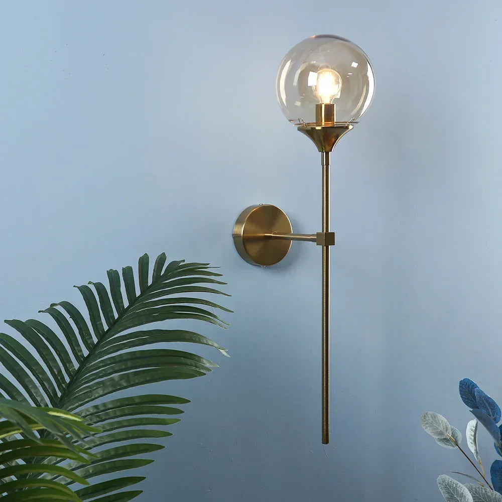 Modern Glass LED Wall Lamp - Glamry