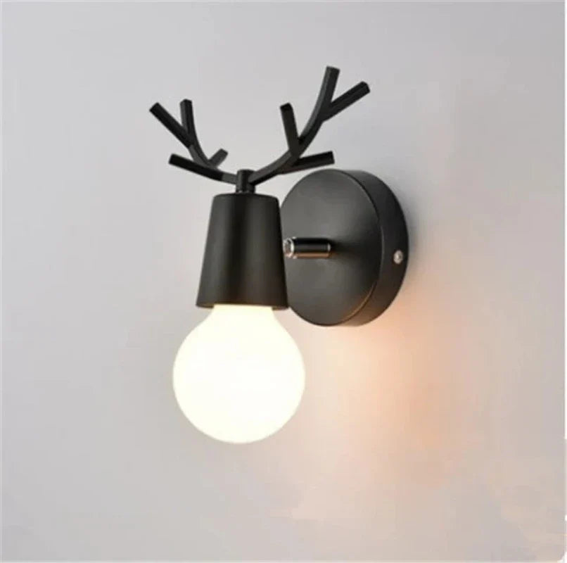 Elegant Deer Wall Light