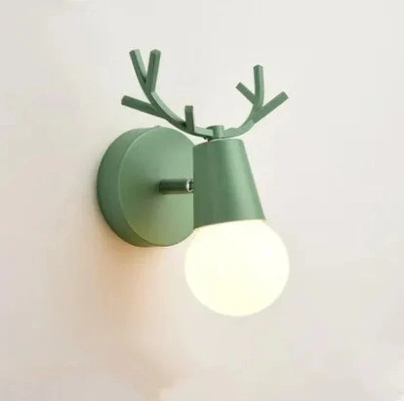 Elegant Deer Wall Light
