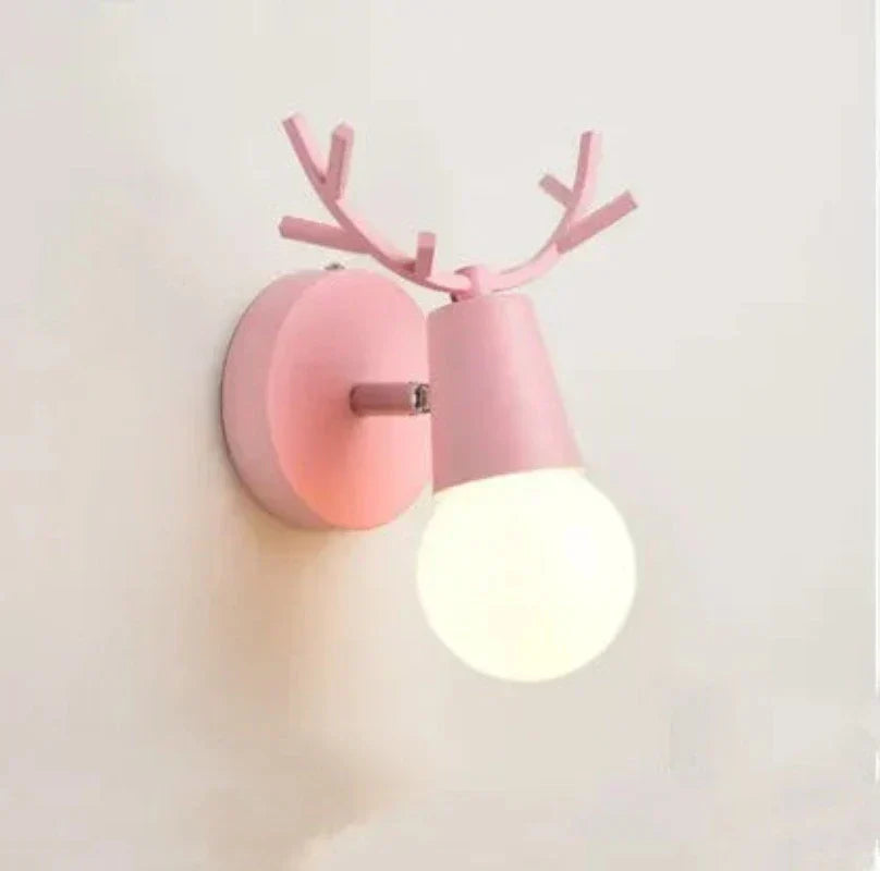 Elegant Deer Wall Light