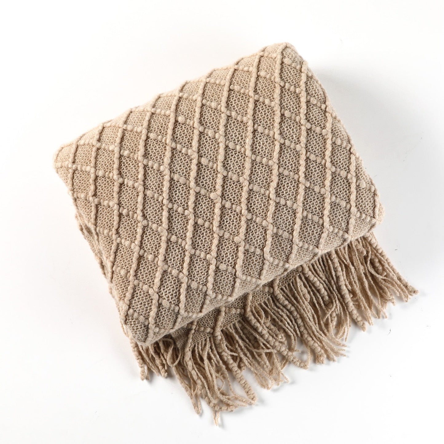 Soft Plush Knit Throw Blanket for Home Decor