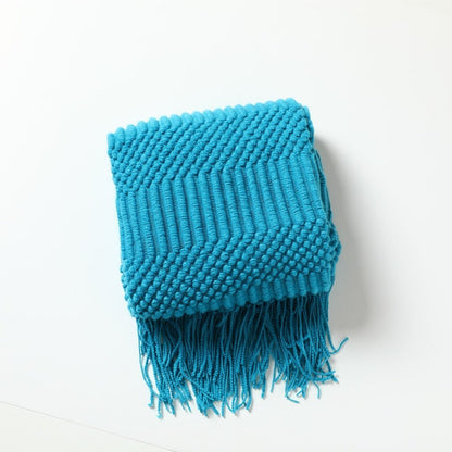 Soft Plush Knit Throw Blanket for Home Decor