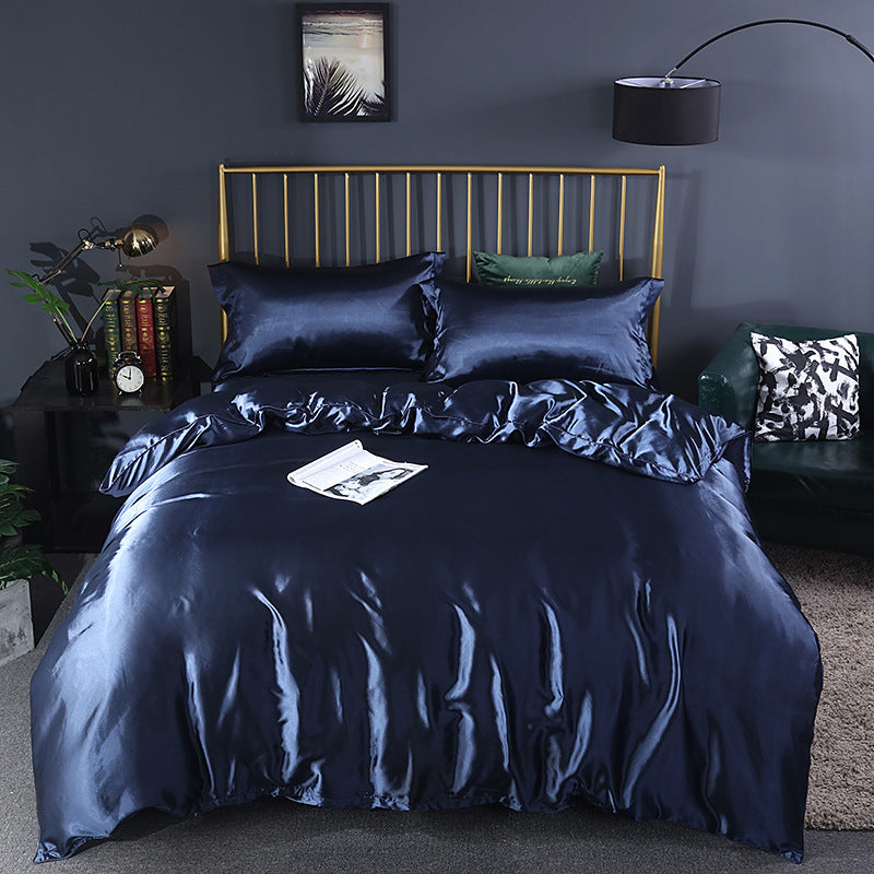 Soft Satin 4-Piece Bed Sheet Set