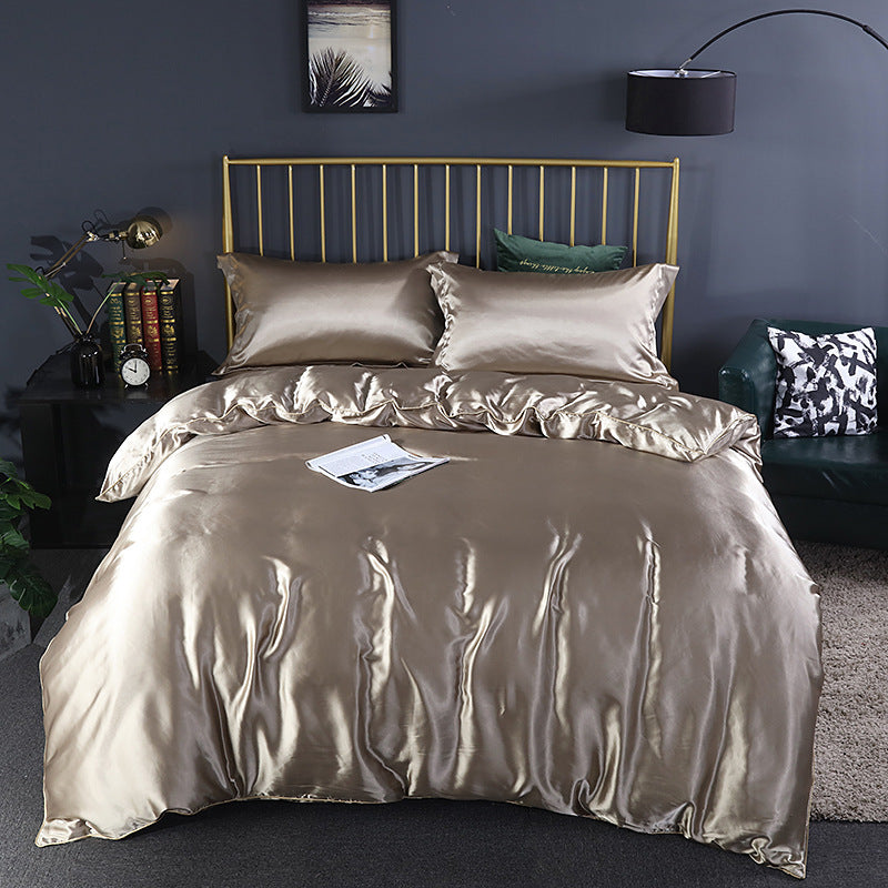 Soft Satin 4-Piece Bed Sheet Set