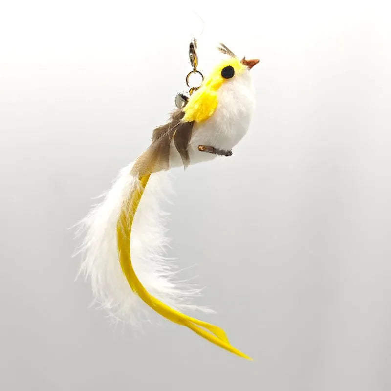 Fun Feather Teaser Cat Toy with Realistic Motion
