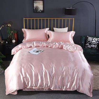 Soft Satin 4-Piece Bed Sheet Set