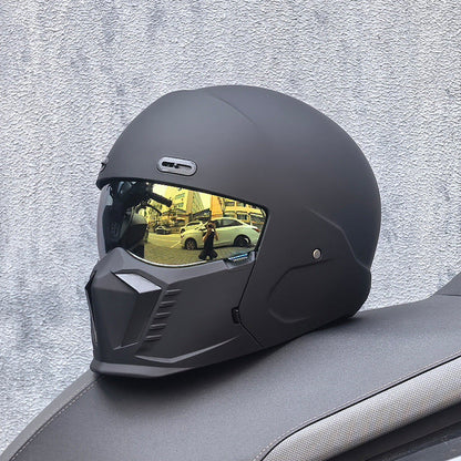 Classic Biker Motorcycle Helmet - Durable DOT Approved - Glamry