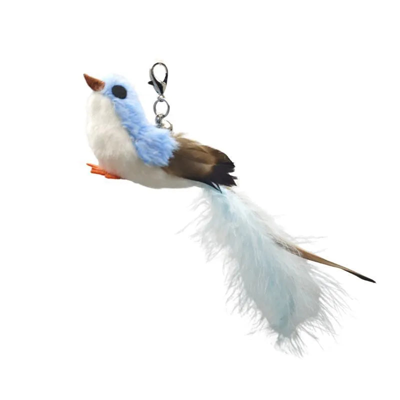 Fun Feather Teaser Cat Toy with Realistic Motion