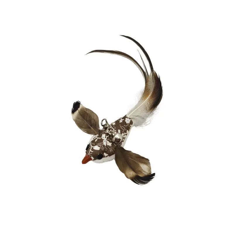 Fun Feather Teaser Cat Toy with Realistic Motion