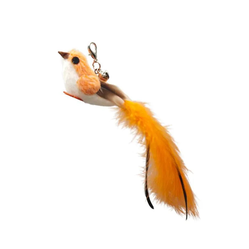 Fun Feather Teaser Cat Toy with Realistic Motion
