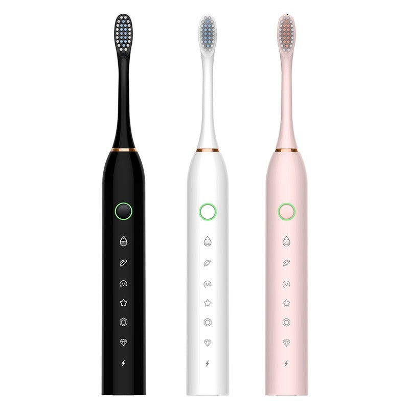 Electric Toothbrush with Replaceable Heads - Glamry