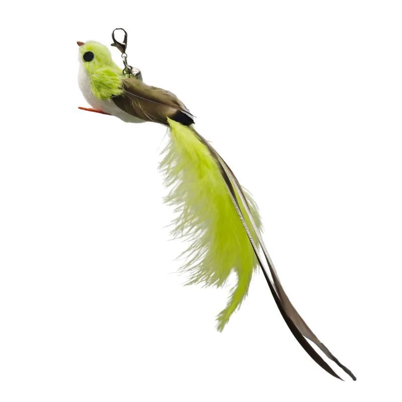 Fun Feather Teaser Cat Toy with Realistic Motion