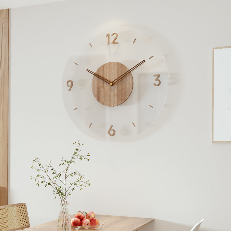 Classic Wooden Large Wall Clock