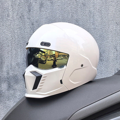 Classic Biker Motorcycle Helmet - Durable DOT Approved