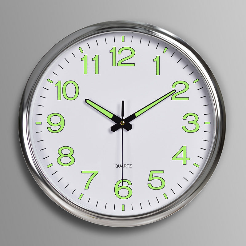 Slim Backlit Quiet Wall Clock