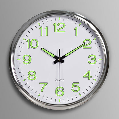 Slim Backlit Quiet Wall Clock