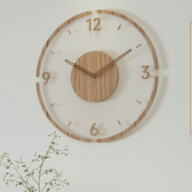 Classic Wooden Large Wall Clock - Glamry