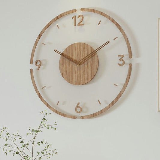 Classic Wooden Large Wall Clock - Glamry