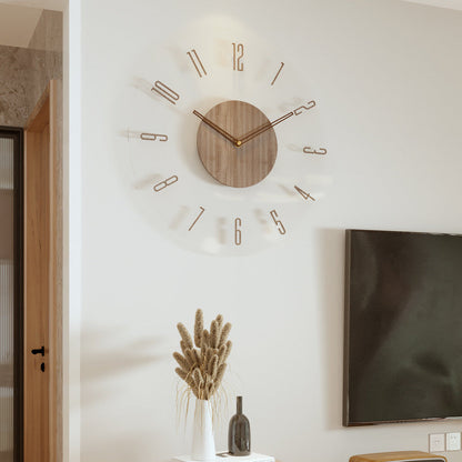 Classic Wooden Large Wall Clock