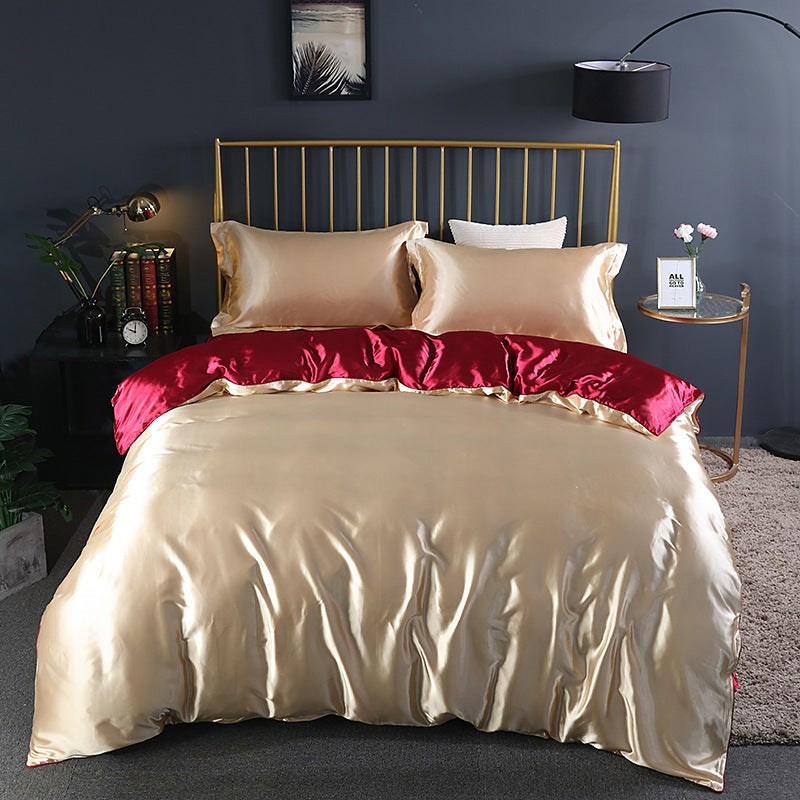 Soft Satin 4-Piece Bed Sheet Set
