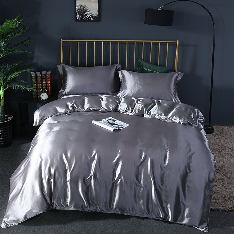 Soft Satin 4-Piece Bed Sheet Set