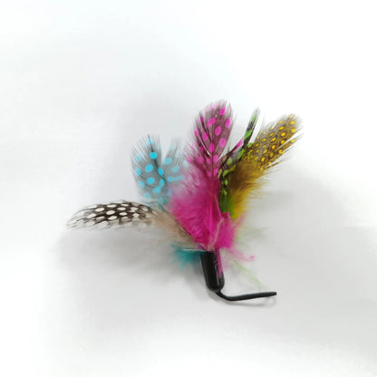 Fun Feather Teaser Cat Toy with Realistic Motion