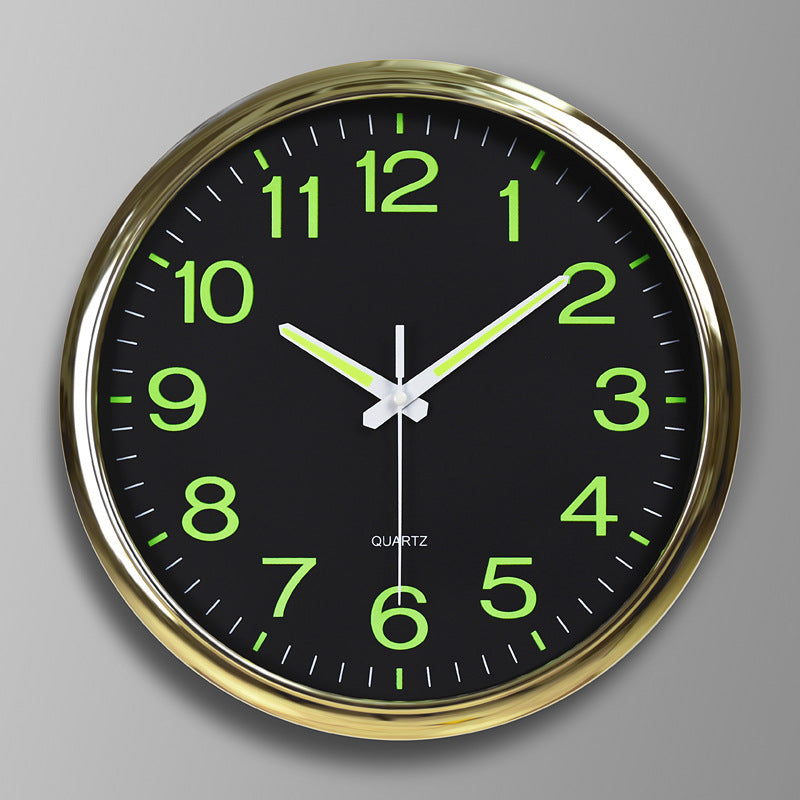 Slim Backlit Quiet Wall Clock