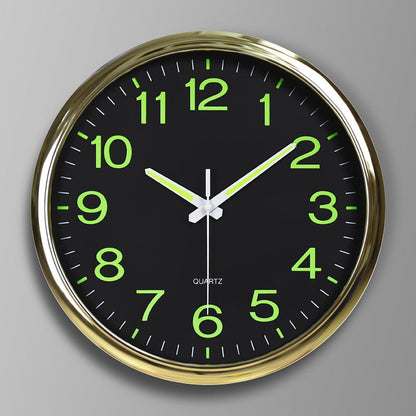 Slim Backlit Quiet Wall Clock