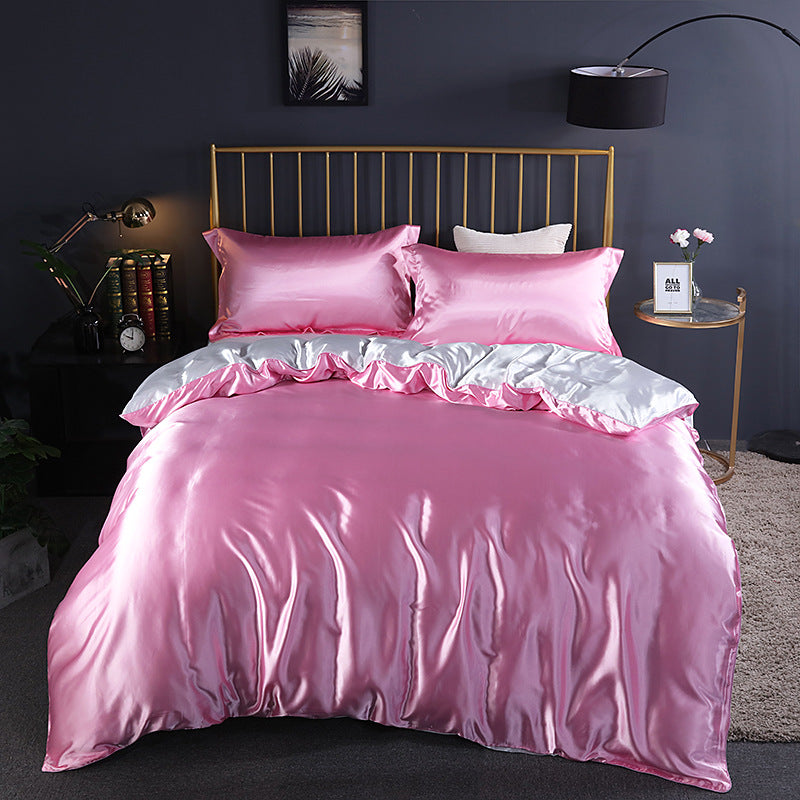Soft Satin 4-Piece Bed Sheet Set