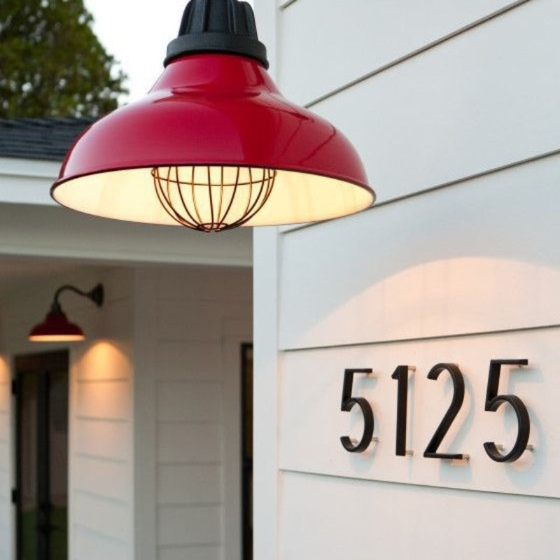 Modern Black Address Sign - Glamry