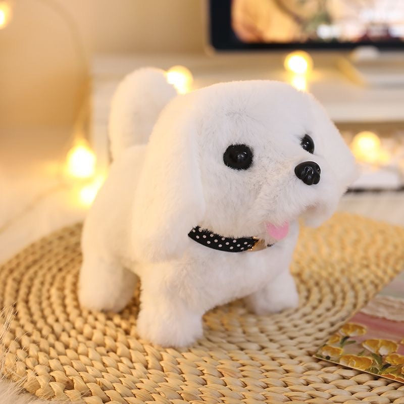 Cuddly Electronic Plush Dog Toy