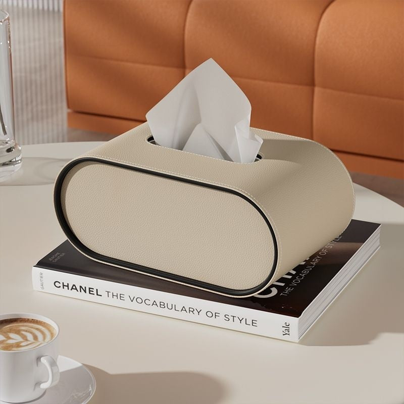 Luxury Leather Tissue Holder