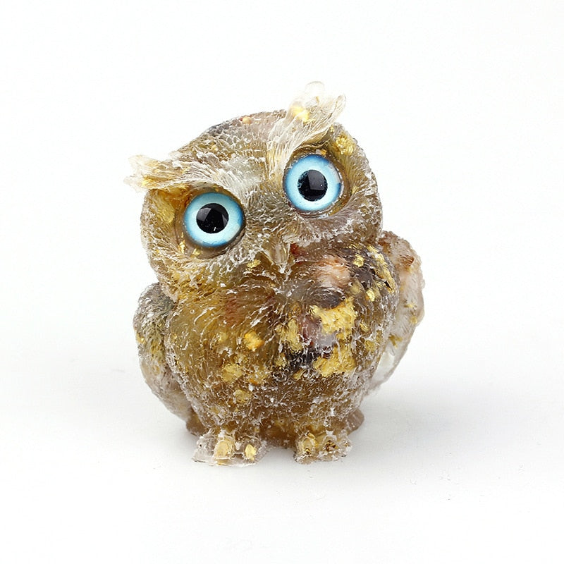 Beautiful Crystal Owl Home Decor Figurine