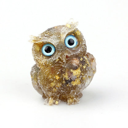 Beautiful Crystal Owl Home Decor Figurine