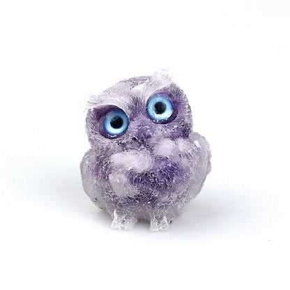 Beautiful Crystal Owl Home Decor Figurine