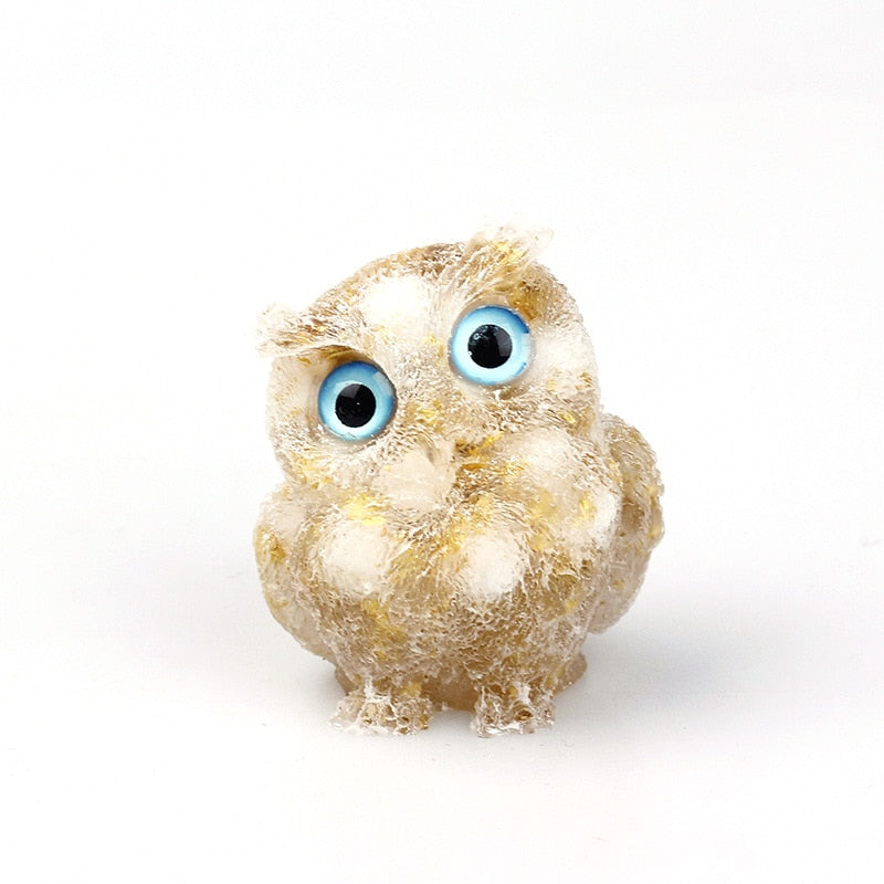 Beautiful Crystal Owl Home Decor Figurine