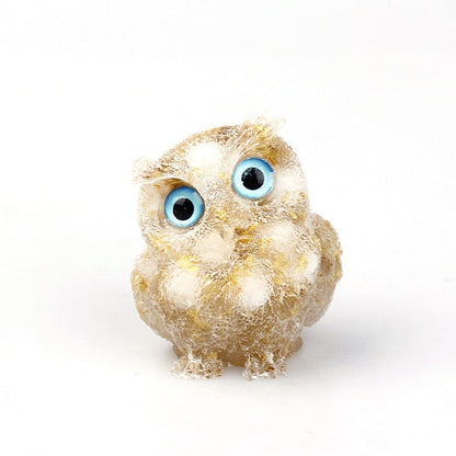 Beautiful Crystal Owl Home Decor Figurine
