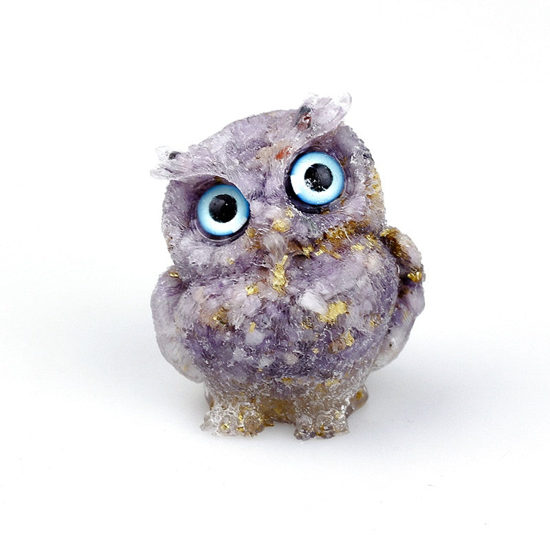 Beautiful Crystal Owl Home Decor Figurine