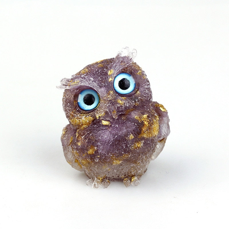 Beautiful Crystal Owl Home Decor Figurine