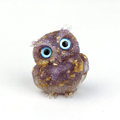 Beautiful Crystal Owl Home Decor Figurine