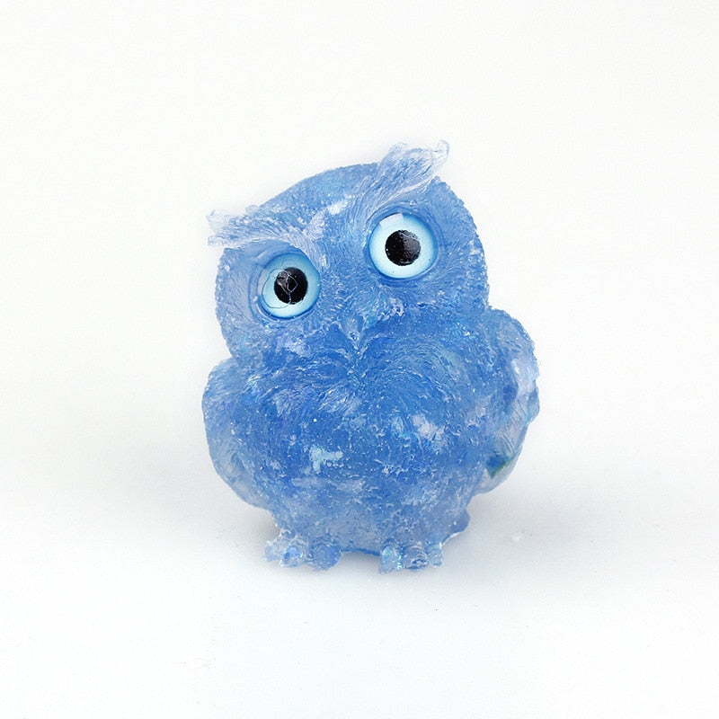 Beautiful Crystal Owl Home Decor Figurine