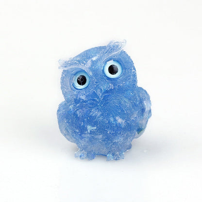 Beautiful Crystal Owl Home Decor Figurine