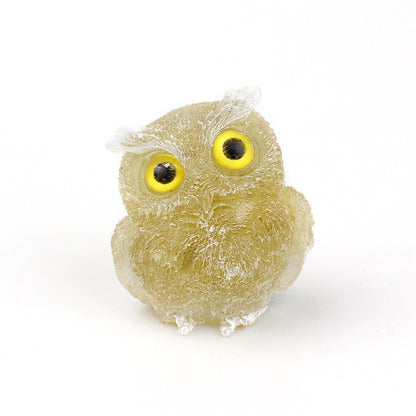 Beautiful Crystal Owl Home Decor Figurine