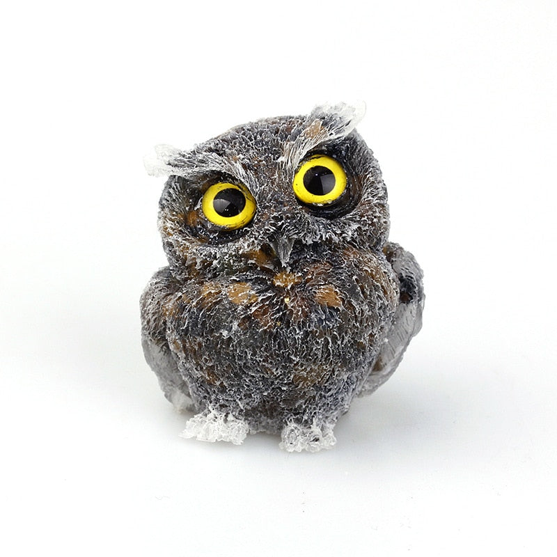 Beautiful Crystal Owl Home Decor Figurine