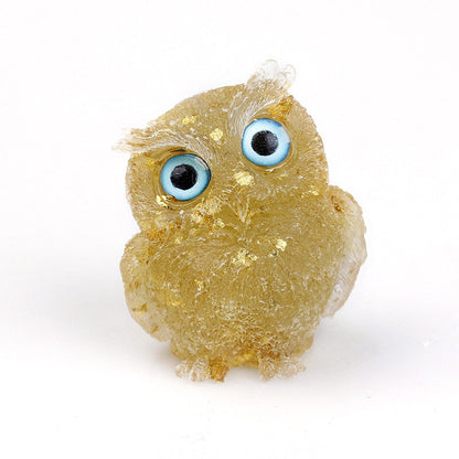 Beautiful Crystal Owl Home Decor Figurine