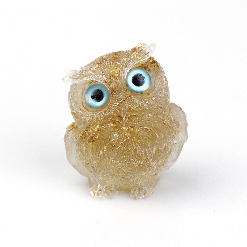 Beautiful Crystal Owl Home Decor Figurine