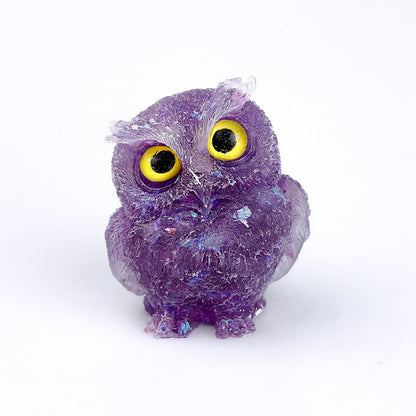Beautiful Crystal Owl Home Decor Figurine