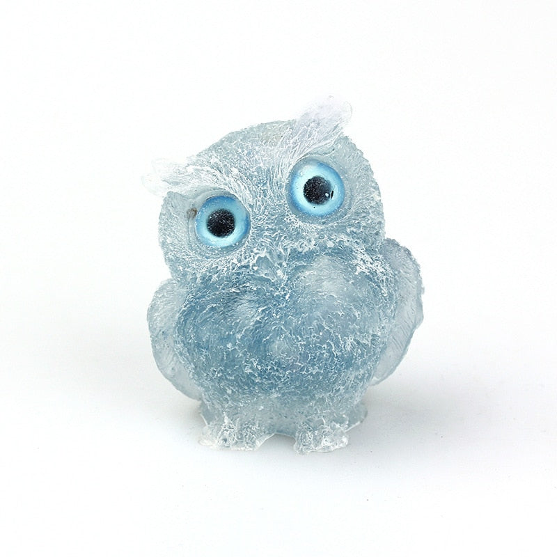 Beautiful Crystal Owl Home Decor Figurine